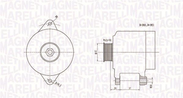 MAGNETI MARELLI Laturi 063731978010